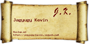 Jagyugy Kevin névjegykártya